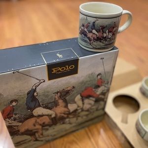 Vintage Polo by Ralph Lauren coffee mug set.